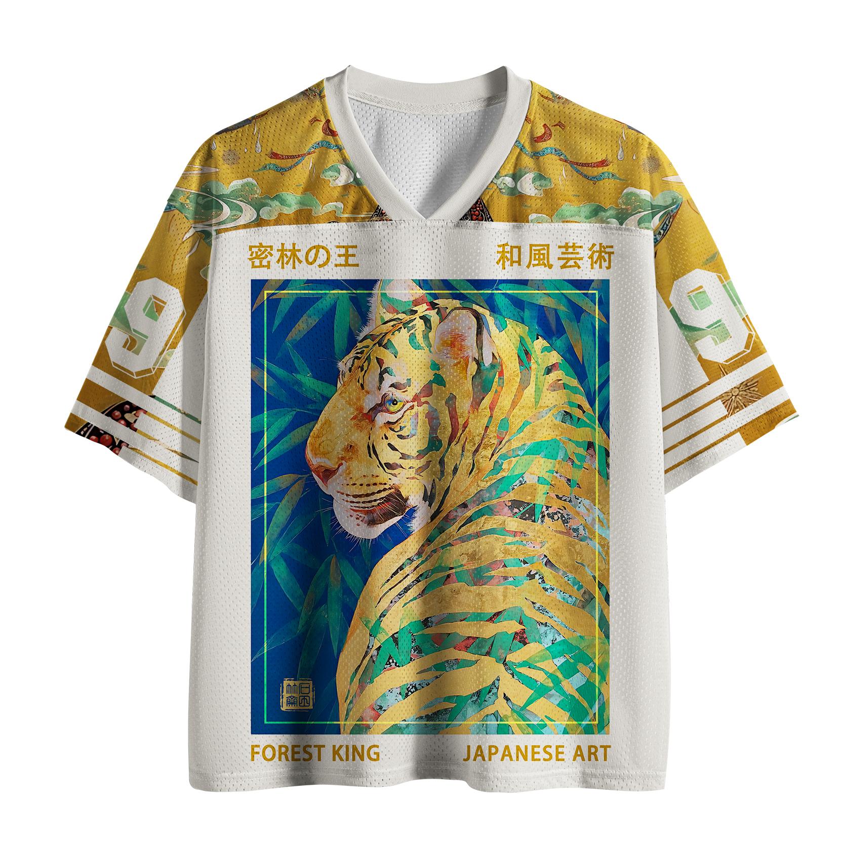 Tokyo-Tiger King Of The Forest Tiger Mesh Jersey