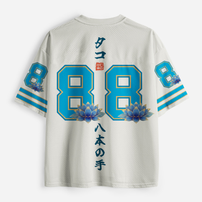 Tokyo-Tiger Mystic Octopus Waves Mesh Jersey