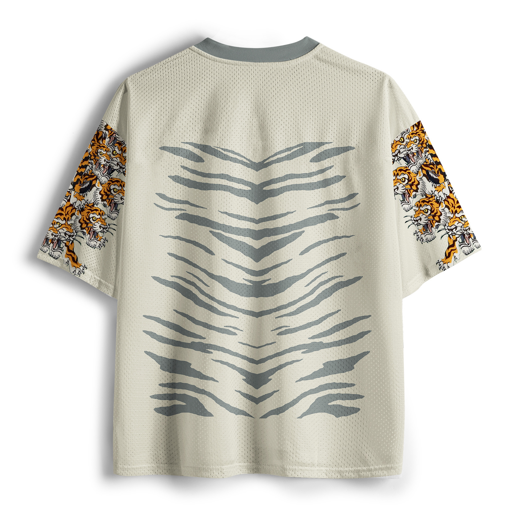 Tokyo-Tiger Tiger And Cat Kings Mesh Jersey