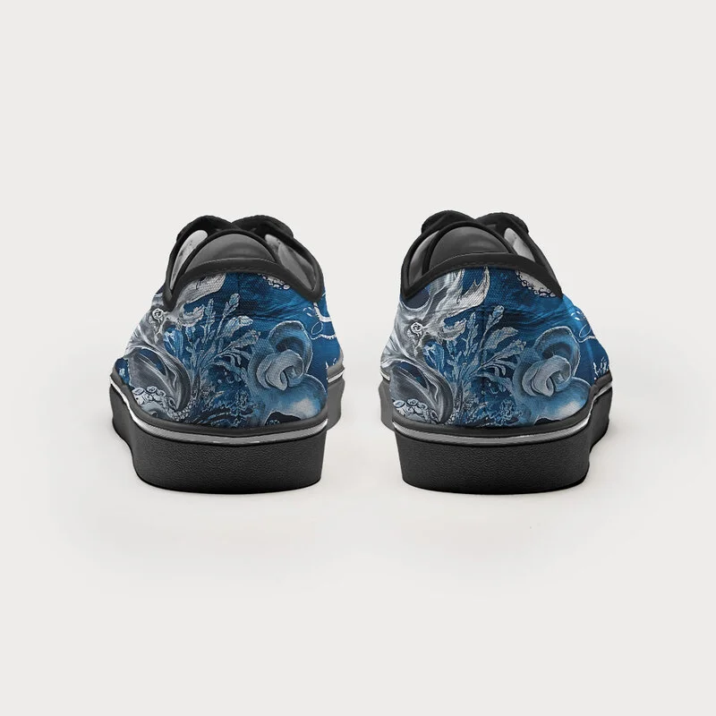 Tokyo-Tiger Deep Sea Octopus Canvas Shoes