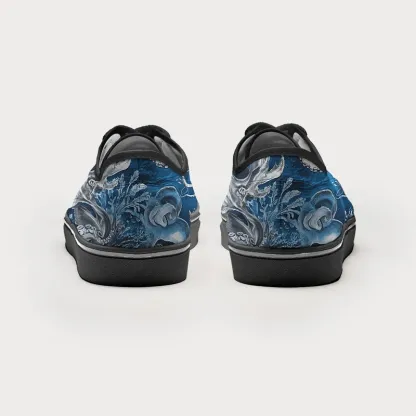 Tokyo-Tiger Deep Sea Octopus Canvas Shoes