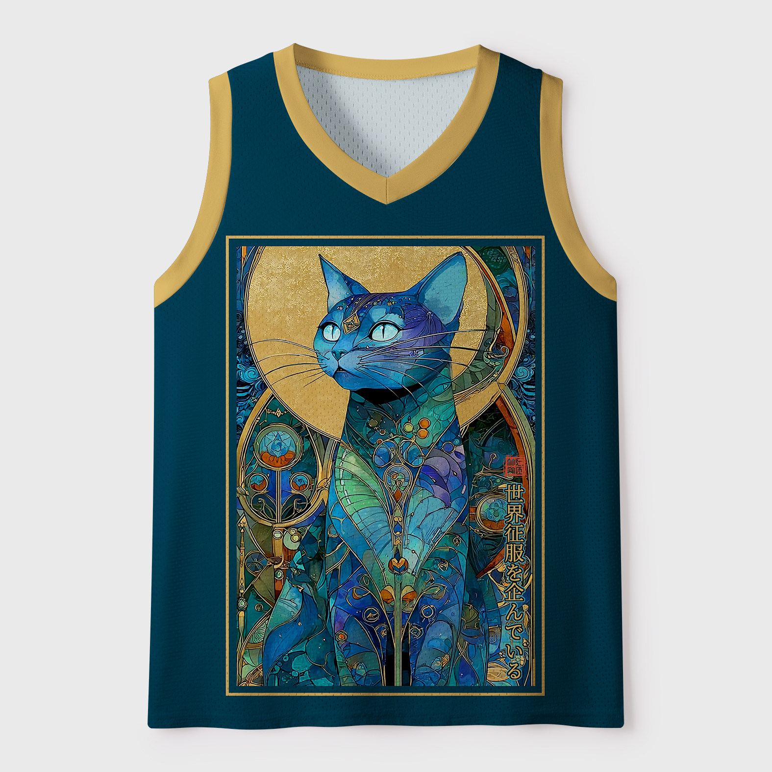 Tokyo-Tiger World Domination Cat Mesh Tank Top