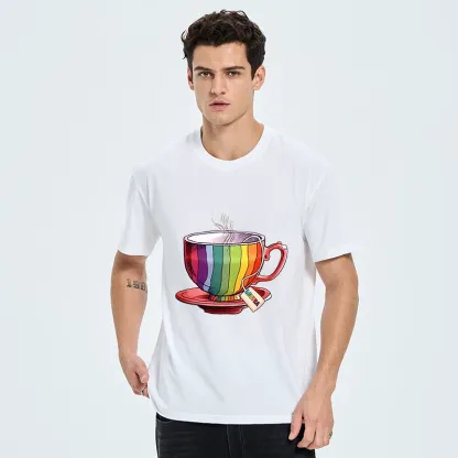 Tokyo-Tiger Rainbow Pride Tea Cup Classic T-Shirt