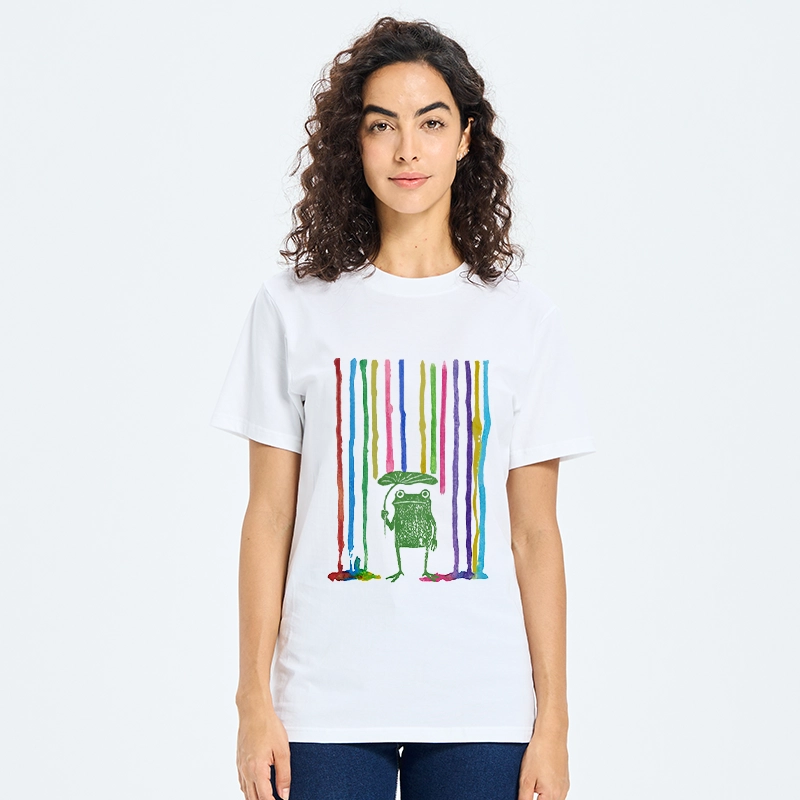 Tokyo-Tiger Frog Under The Rainbow Rain Classic T-Shirt
