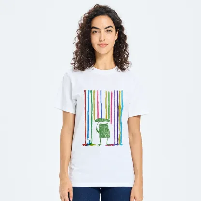 Tokyo-Tiger Frog Under The Rainbow Rain Classic T-Shirt