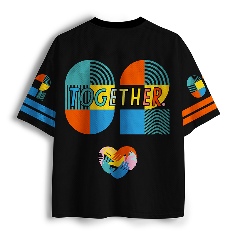 Tokyo-Tiger All Colors Unite As Single Group Mesh Jersey