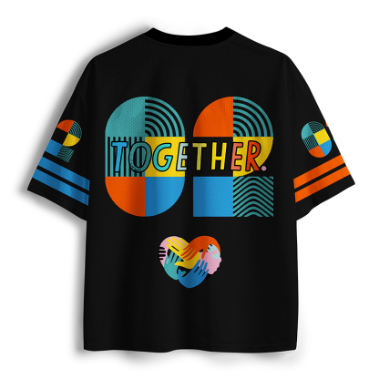Tokyo-Tiger All Colors Unite As Single Group Mesh Jersey