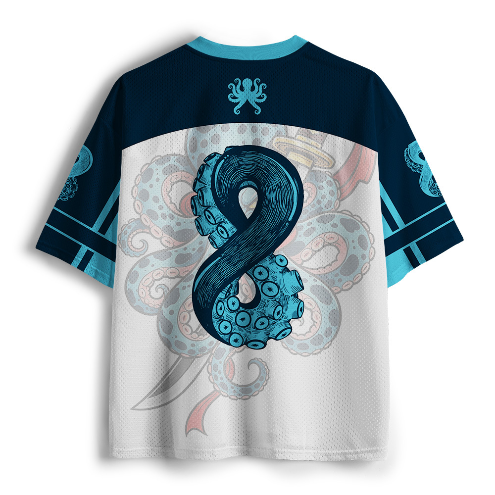 Tokyo-Tiger Octopus Japanese Katana Mesh Jersey
