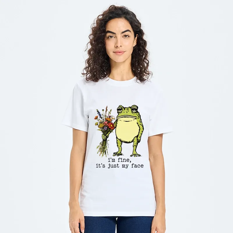Tokyo-Tiger Funny Frog Meme My Face Lies Classic T-Shirt