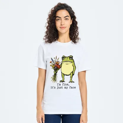 Tokyo-Tiger Funny Frog Meme My Face Lies Classic T-Shirt