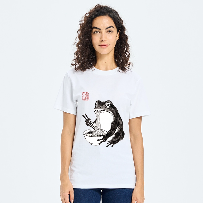 Tokyo-Tiger Cat Loves Eating Pasta Classic T-Shirt