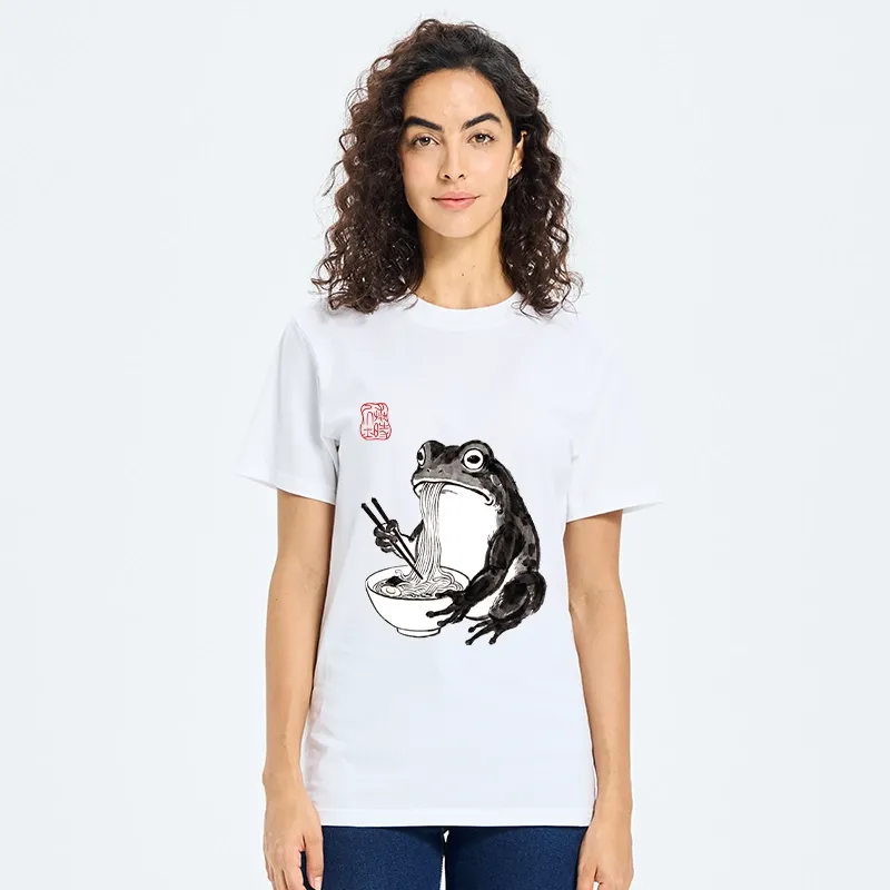 Tokyo-Tiger Cat Loves Eating Pasta Classic T-Shirt