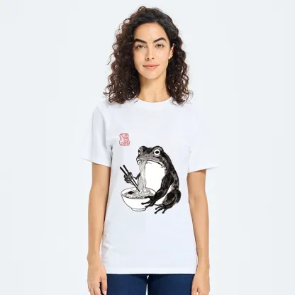 Tokyo-Tiger Cat Loves Eating Pasta Classic T-Shirt