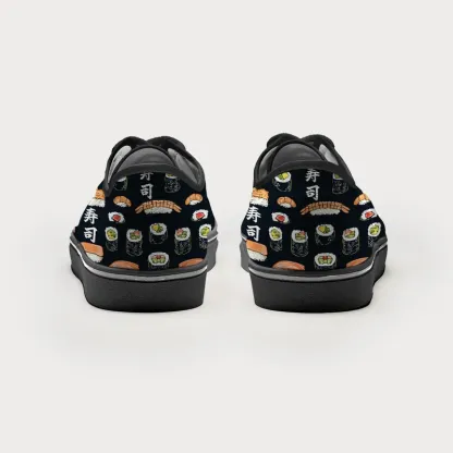 Tokyo-Tiger Delicious Sushi Canvas Shoes