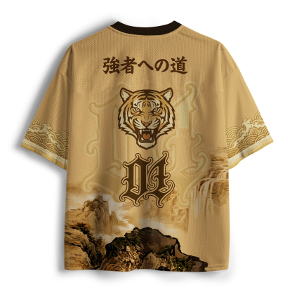 Tokyo-Tiger Predator Tiger Fragile Stomach Mesh Jersey