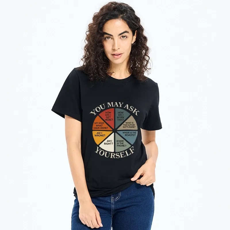 Tokyo-Tiger Full Of Self Doubt Questions Wheel Classic T-Shirt