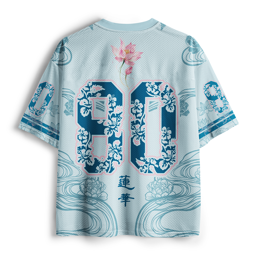 Tokyo-Tiger Mud-Born Pure Lotus Mesh Jersey