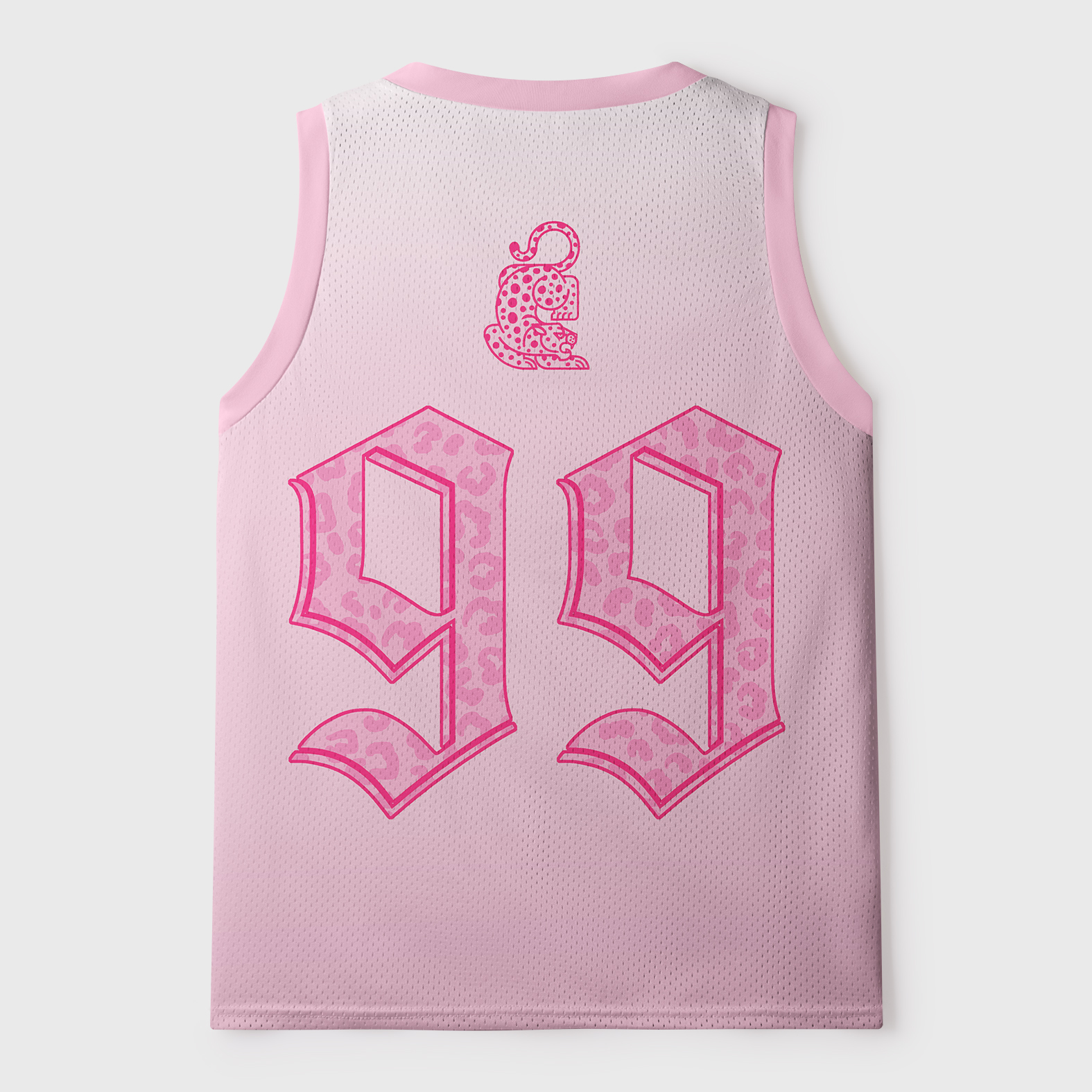 Tokyo-Tiger Dream-Colored Dreamscape Leopard Mesh Tank Top