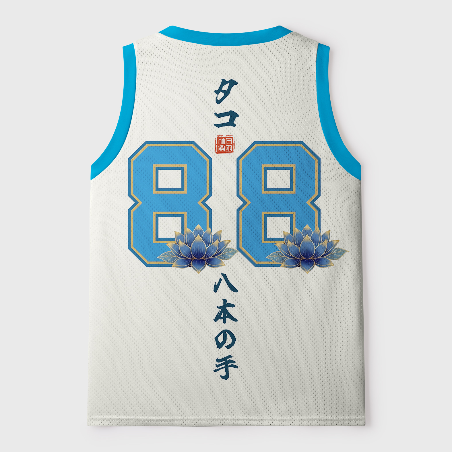 Tokyo-Tiger Mystic Octopus Waves Mesh Tank Top