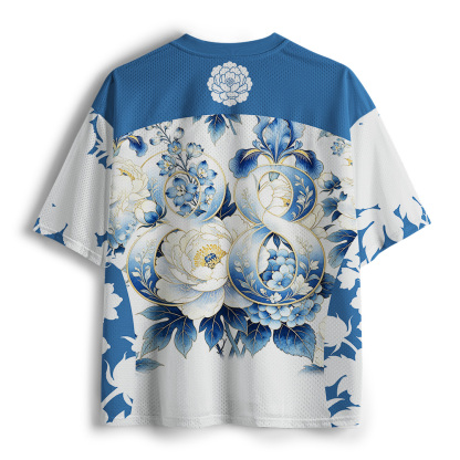 Tokyo-Tiger Graceful Peony Mesh Jersey
