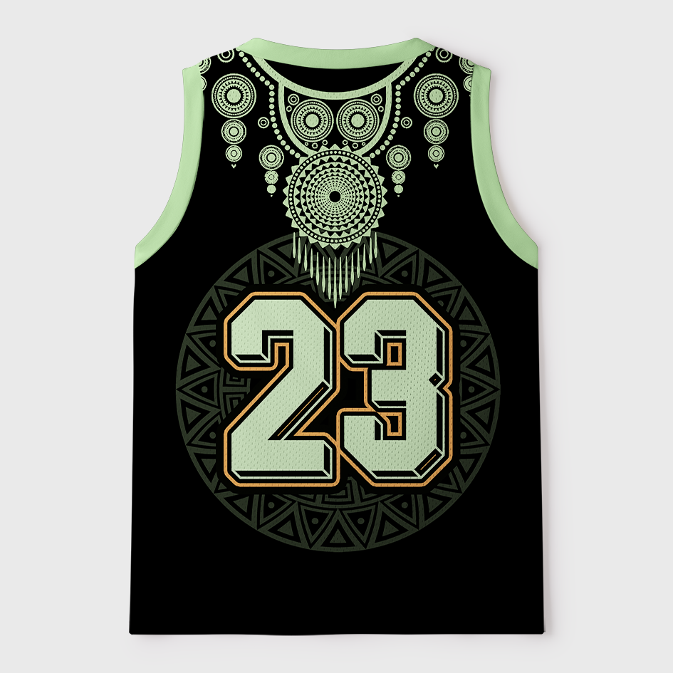 Tokyo-Tiger Tribal Auspicious Cat Mesh Tank Top