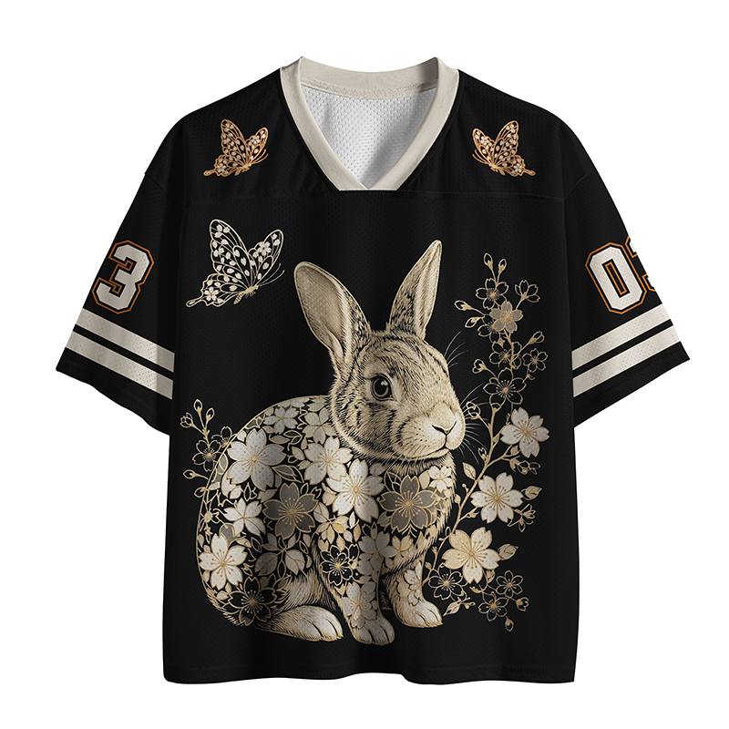 Tokyo-Tiger The Golden Maki-e Rabbit Mesh Jersey