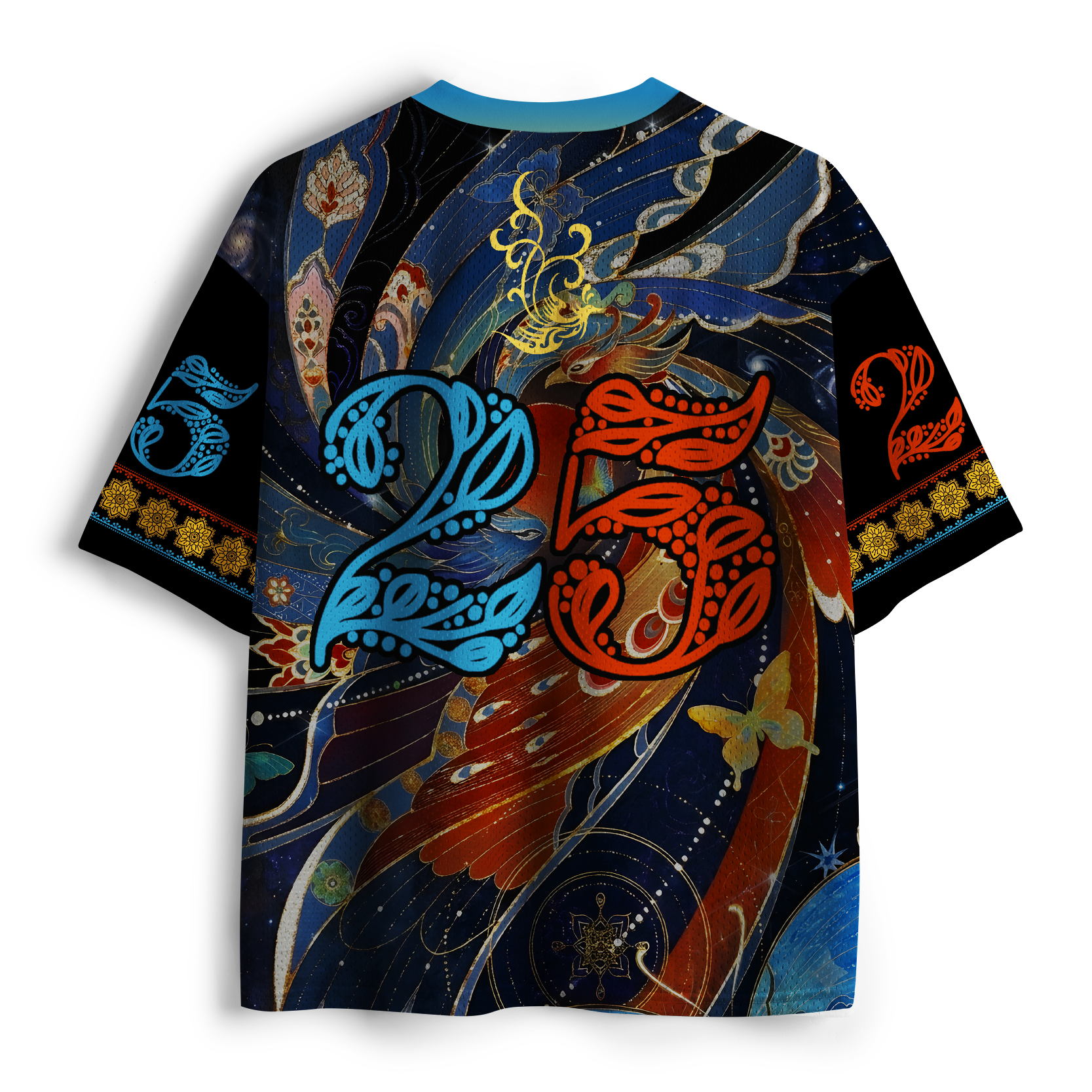 Tokyo-Tiger Cosmic Swirl Phoenix Mesh Jersey