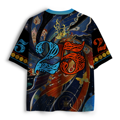 Tokyo-Tiger Cosmic Swirl Phoenix Mesh Jersey