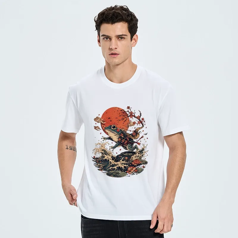 Tokyo-Tiger Cool Japanese Style Frog Saving The World Classic T-Shirt