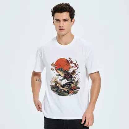 Tokyo-Tiger Cool Japanese Style Frog Saving The World Classic T-Shirt