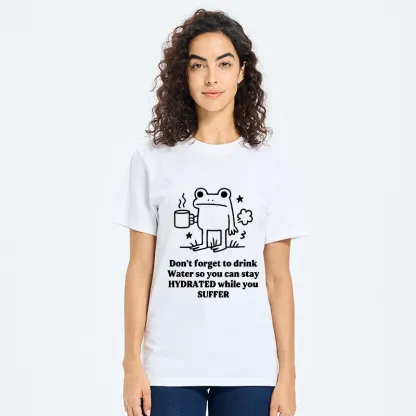 Tokyo-Tiger Frog Says Drink Water Classic T-Shirt