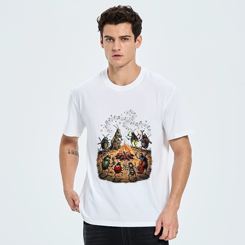 Tokyo-Tiger Bug Band Campfire Jam Classic T-Shirt