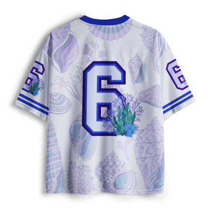 Tokyo-Tiger Seashell & Manta Mesh Jersey