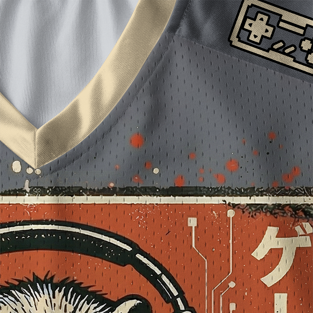 Tokyo-Tiger "BRUH" Capy Gamer Paneled Long Sleeve Jersey