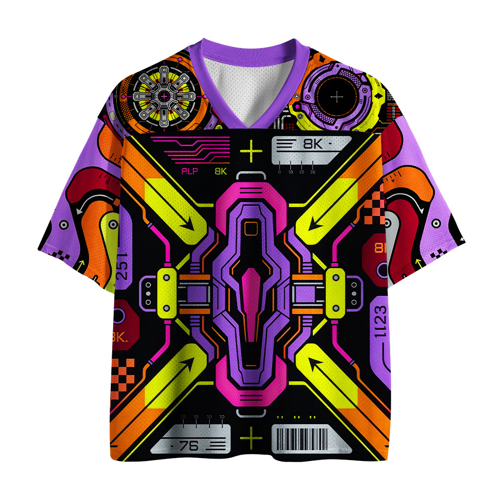 Tokyo-Tiger Number One Machine System Mesh Jersey