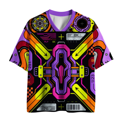 Tokyo-Tiger Number One Machine System Mesh Jersey