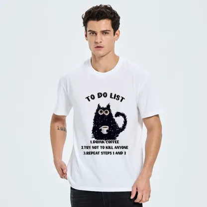 Tokyo-Tiger Funny Meme Daily Coffee Routine Classic T-Shirt
