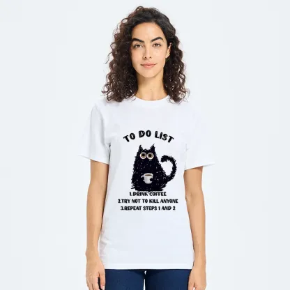 Tokyo-Tiger Funny Meme Daily Coffee Routine Classic T-Shirt