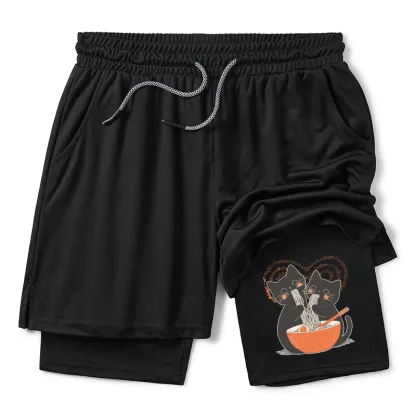 Tokyo-Tiger Let's Eat Ramen Together Training Shorts