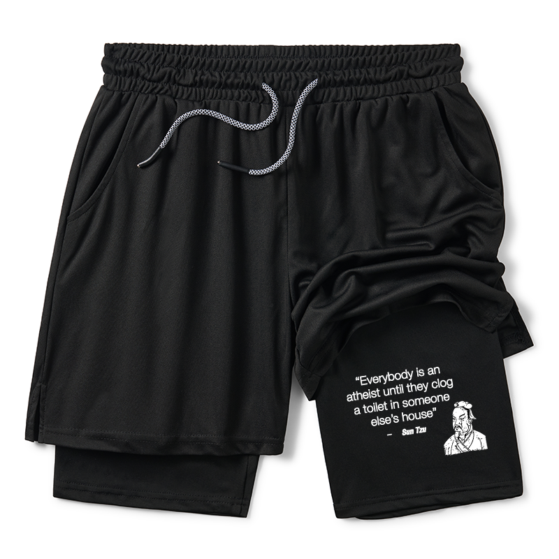 Tokyo-Tiger Funny Sun Tzu Saying Training Shorts