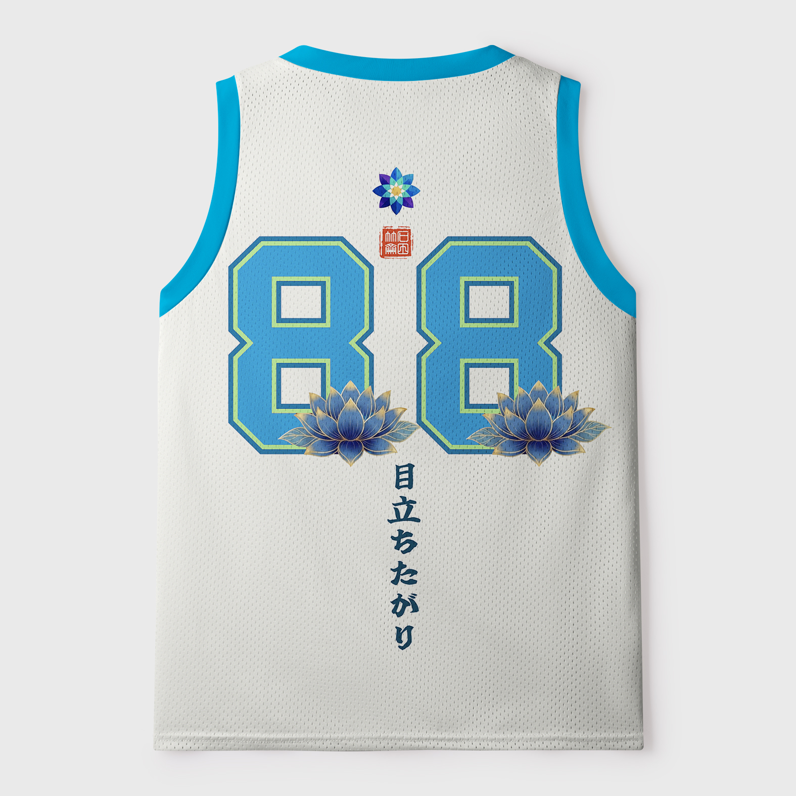 Tokyo-Tiger Geometric Peacock Wants Attention Mesh Tank Top