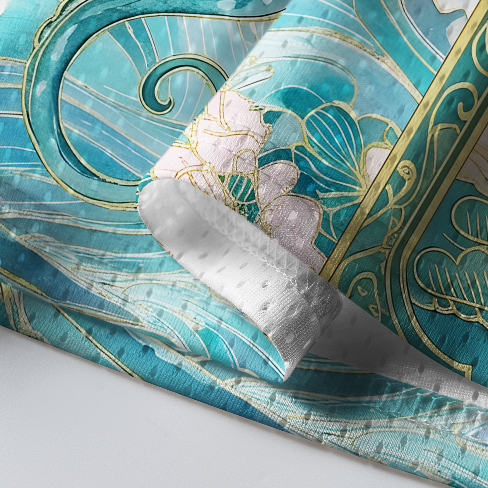 Tokyo-Tiger Gilded Sakura Ocean Octopus Mesh Jersey