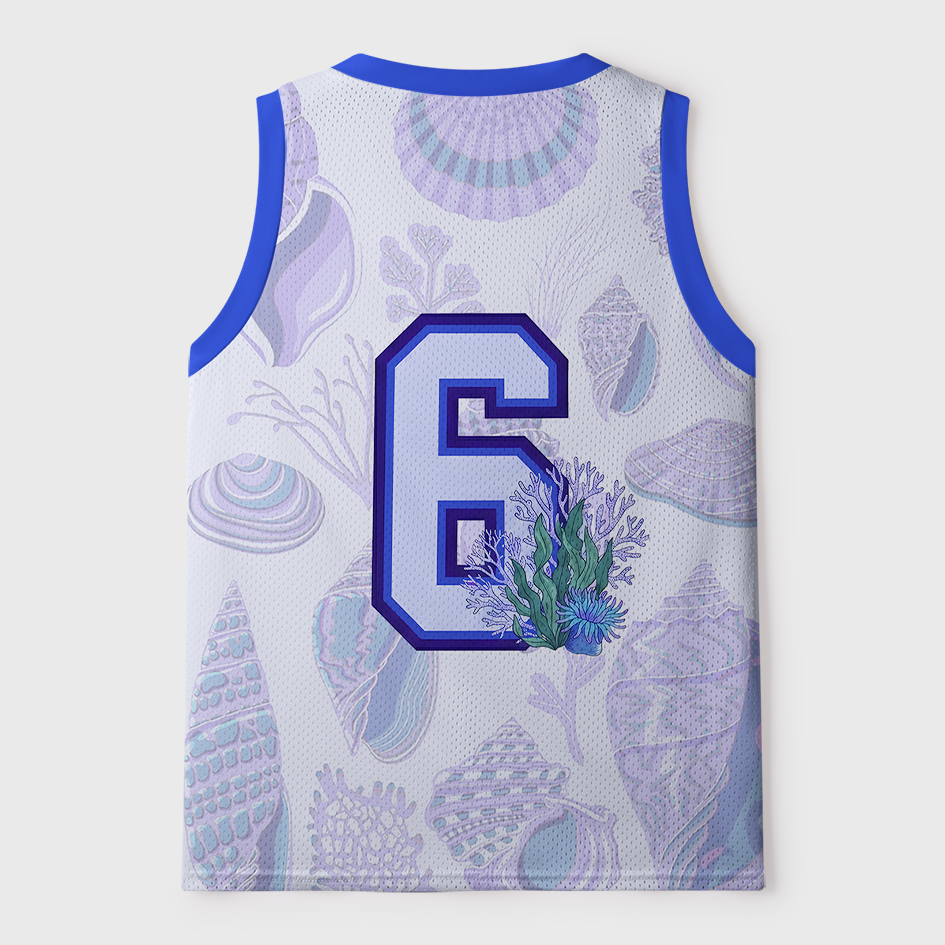 Tokyo-Tiger Seashell & Manta Mesh Tank Top