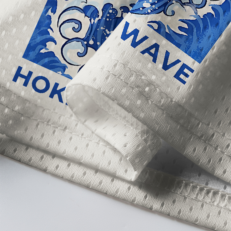 Tokyo-Tiger Hokkaido’s Great Blue Wave Mesh Jersey