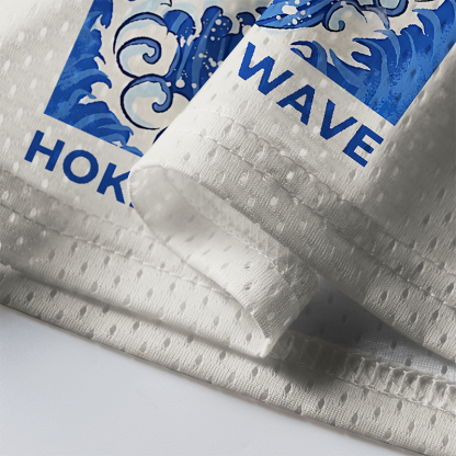 Tokyo-Tiger Hokkaido’s Great Blue Wave Mesh Jersey