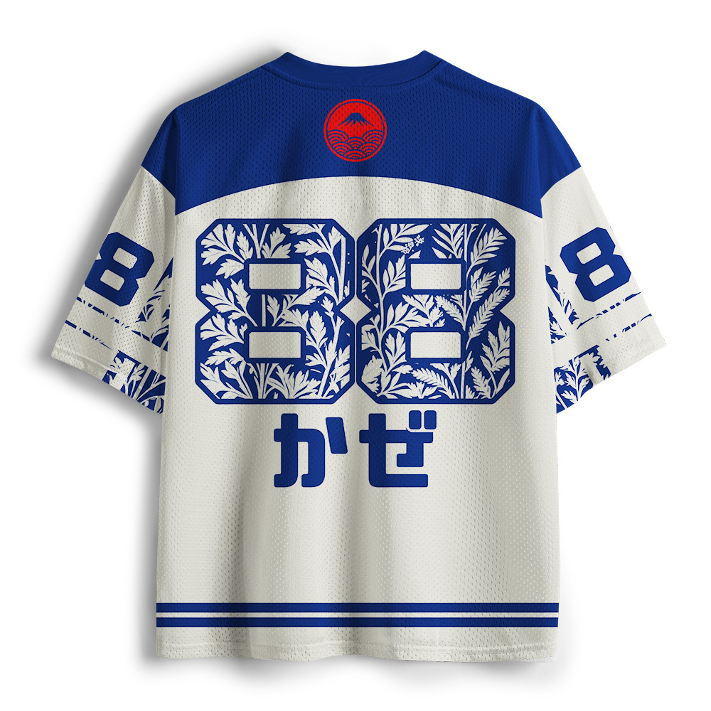Tokyo-Tiger Japanese Blue Wind Mesh Jersey