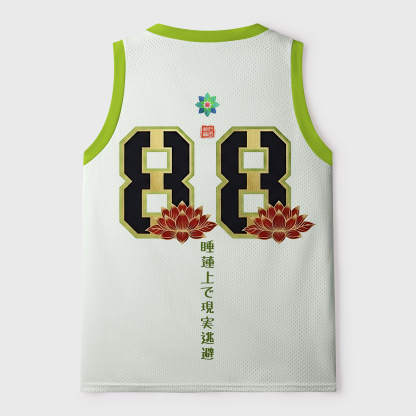 Tokyo-Tiger Lazy Frog Escaping Reality Mesh Tank Top
