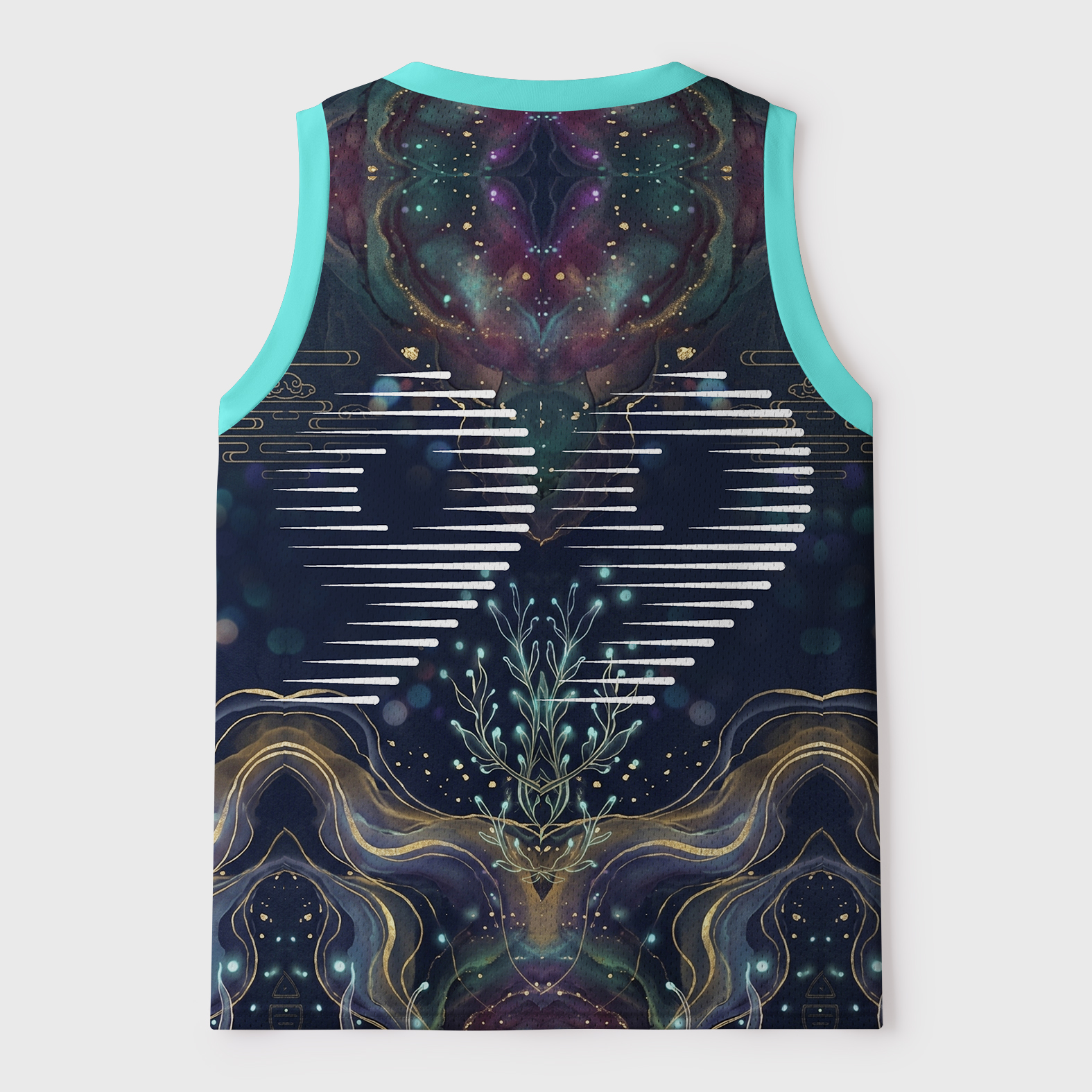 Tokyo-Tiger Unfulfilled Wish Koi Mesh Tank Top