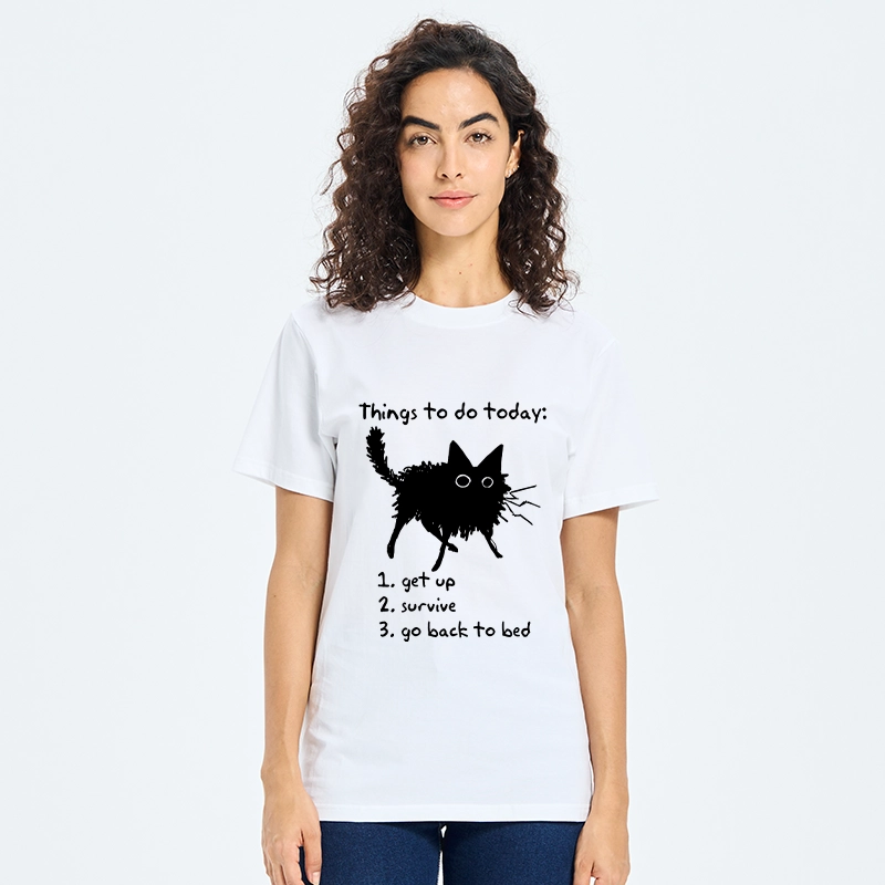Tokyo-Tiger Lazy Cat Survive Day Funny Meme Classic T-Shirt