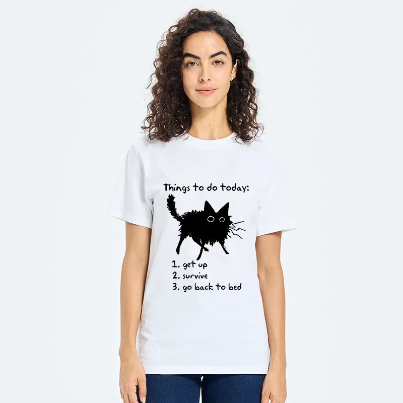Tokyo-Tiger Lazy Cat Survive Day Funny Meme Classic T-Shirt